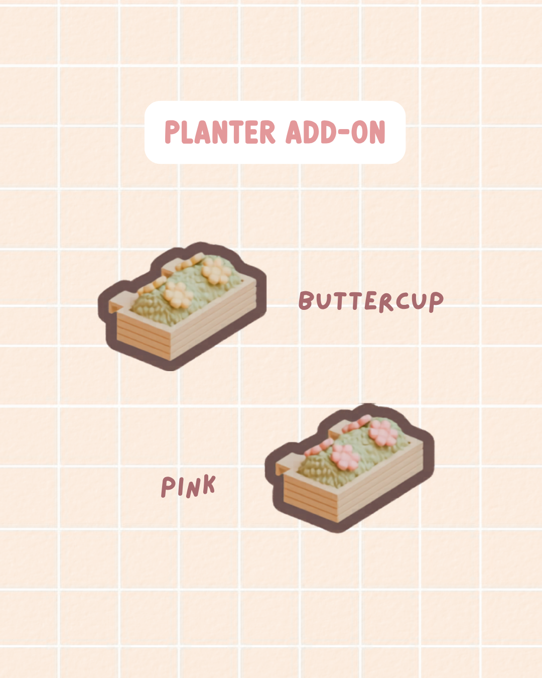 Add-On | Mini Planter with Flowers