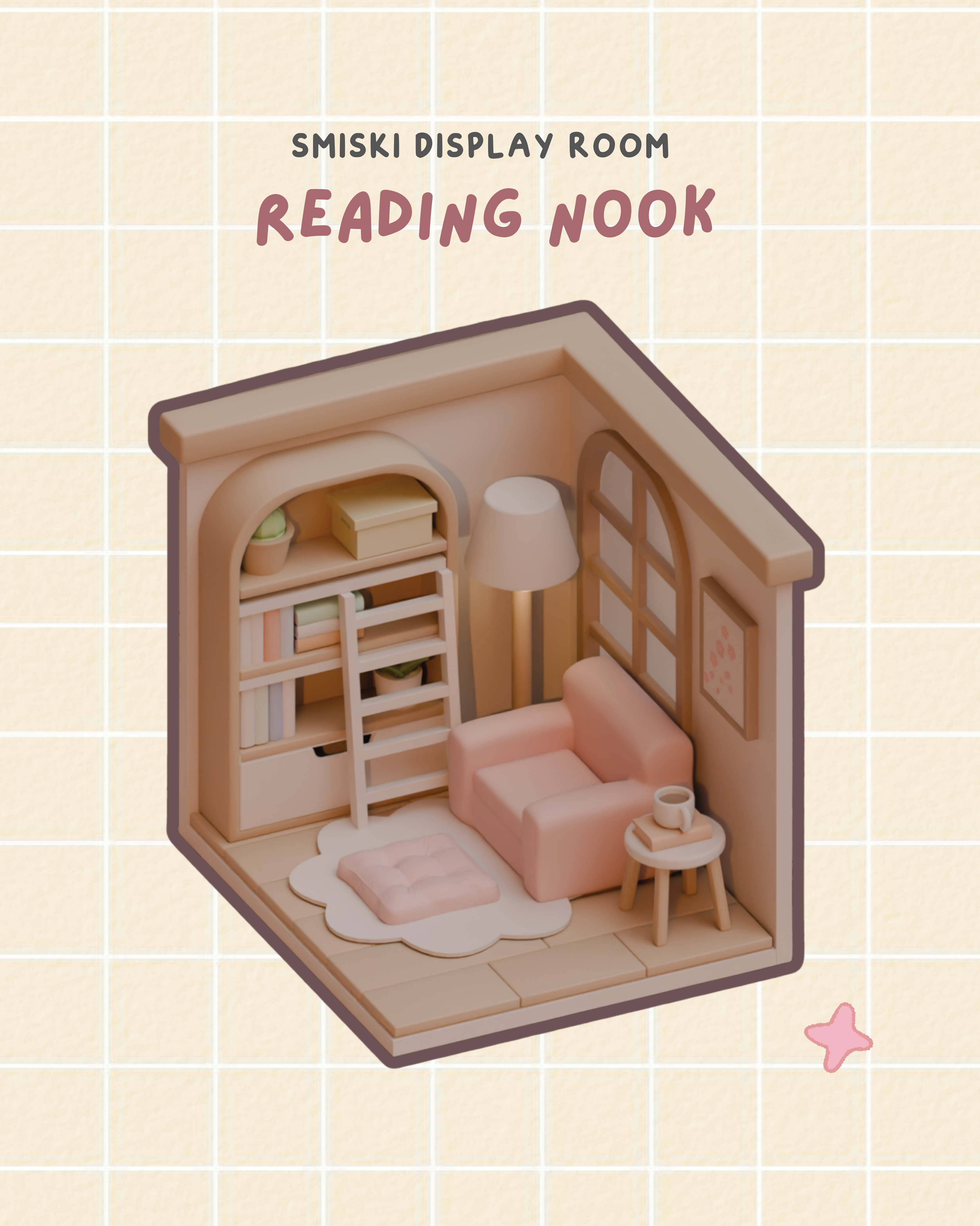 Reading Nook Display – 3DGirlie Studio